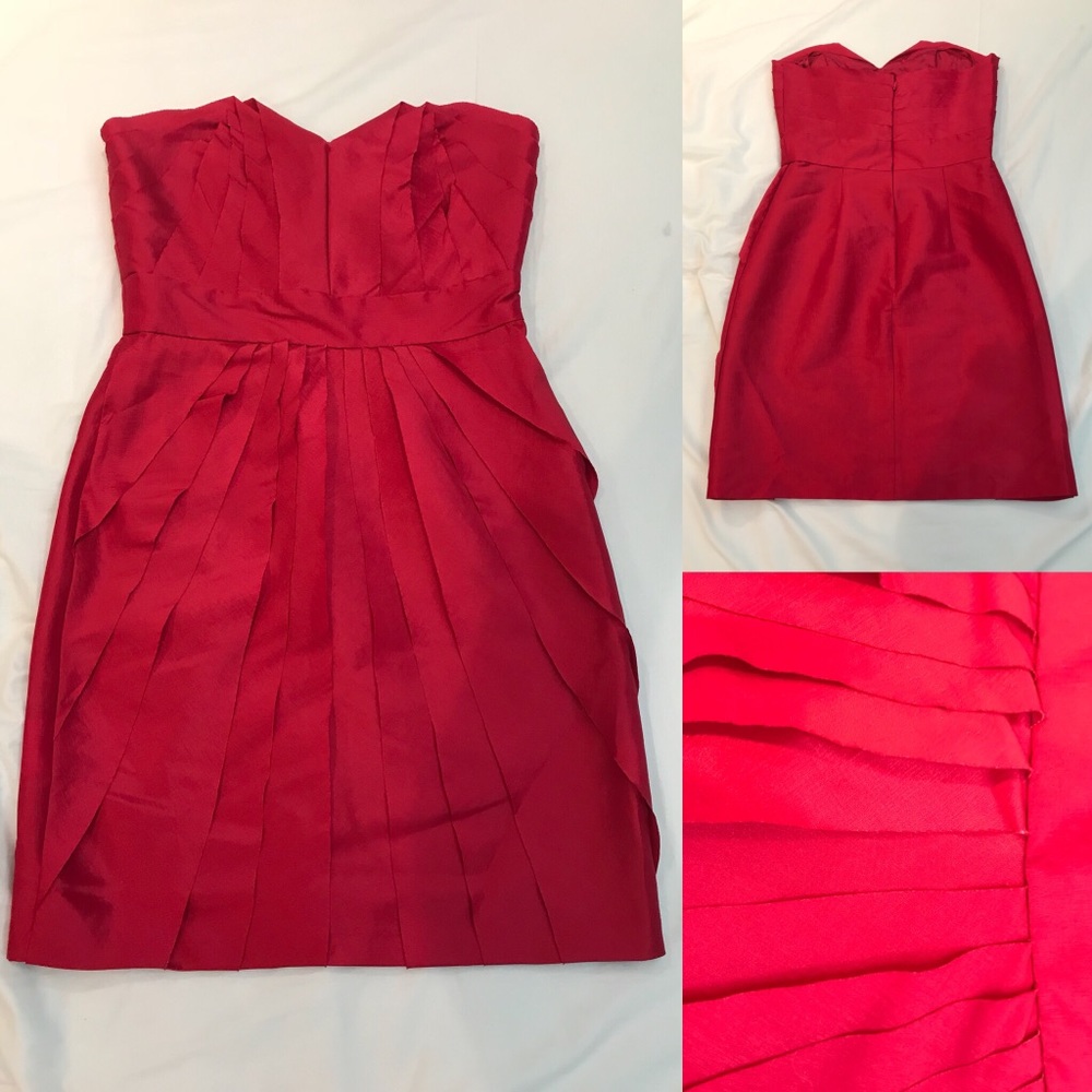 NWT Max and Cleo BCBG Red Cocktail Dress